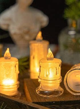Flameless LED Candle Light Decorative Ornaments Desk