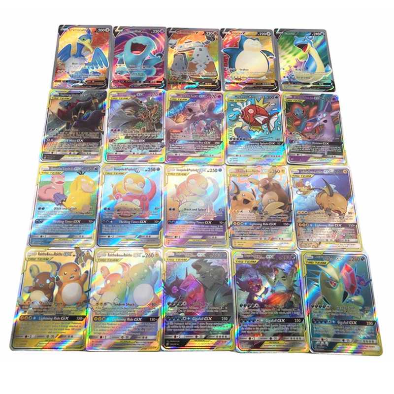 2020 New Pokemon Battle Card Vmax Card CARDS Card GX MEGA E - 图1