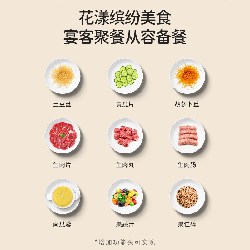 高达莱 切菜神器多功能切菜机滚筒切菜器碎菜萝卜土豆切丝切片机