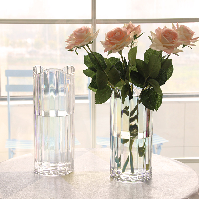 北欧花瓶玻璃透明插花客厅摆件网红轻奢水养玫瑰百合鲜花花器,淘宝优惠券,粉丝福利购,淘宝优惠卷