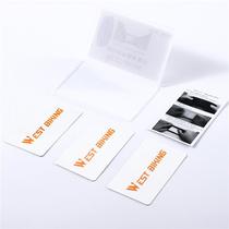 West Rider Bike Retire Sheet Mountain Bike Road Car Outside Tire Repair Tool No Glue Patch Riding Accessories