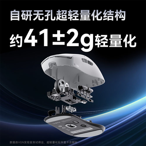 VGN飞龙Y2超轻量化无线蓝牙三模人体工学游戏电竞鼠标 - 图3