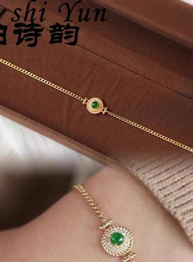 纯银国风设计手链寓意守护百搭