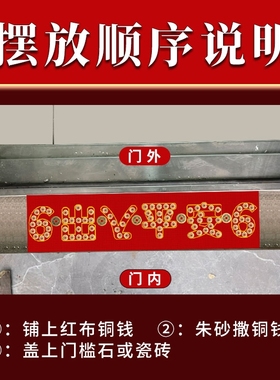 黄铜压门槛粘好发精选配件教摆放