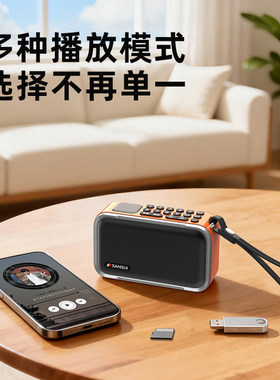 进口2026新品山水插卡u盘小型蓝牙音响大音量家用听歌插卡收音机