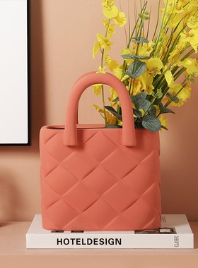 创意瓷花插装饰INS风客厅