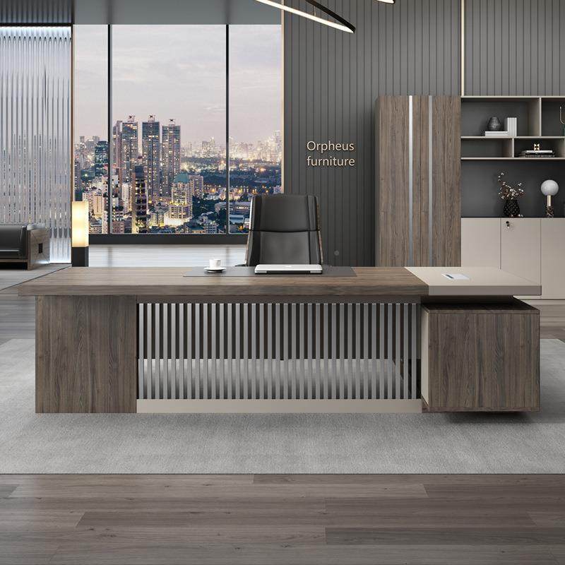 办公具新款总裁办现公简约代大Z-115家气老桌板桌椅组合班台时尚,淘宝优惠券,粉丝福利购,淘宝优惠卷