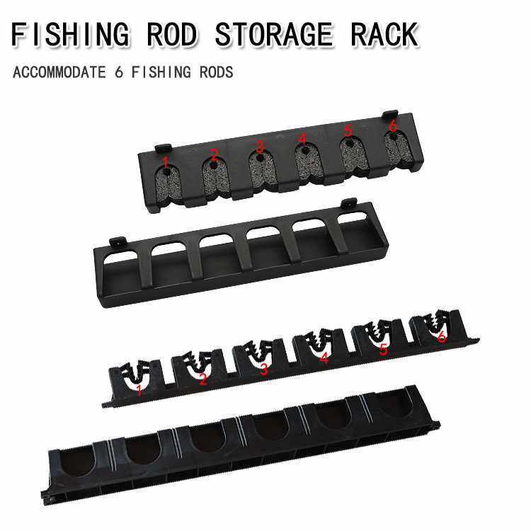 新款直销鱼竿展示架壁挂式支架塑料展架固定架手竿抄网摆放架路亚,淘宝优惠券,粉丝福利购,淘宝优惠卷