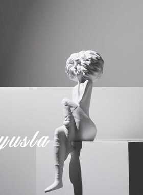 新款直销中古意式简约样板房客厅电视柜玄关边柜酒店别墅展厅摆件