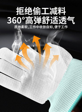 钓鱼露指手套防水不沾饵快递打包跑外卖专用手套女干活薄款可触屏
