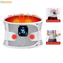 Electric Heating Belt Waist Massager Vibration Hot Compress