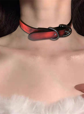 渐变色项圈女辣妹choker