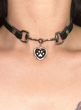 爱心猫爪吊坠项链女2026新款