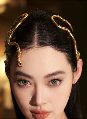 神秘感古希腊项链秀场盘绕扭曲