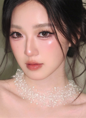 法式复古满天星多层珍珠项链女