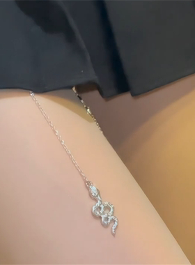 性感弹力带蛇形大腿环夸张身体链