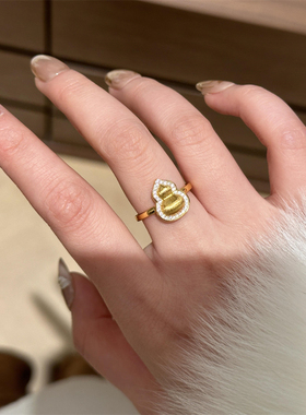 金色葫芦戒指女2026新指环