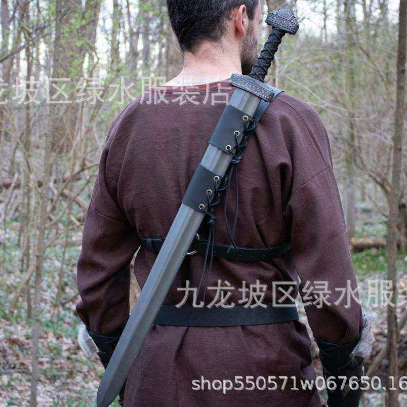 新款男士时尚中世纪复古剑套装户外击剑双保护套简约携带现货,淘宝优惠券,粉丝福利购,淘宝优惠卷