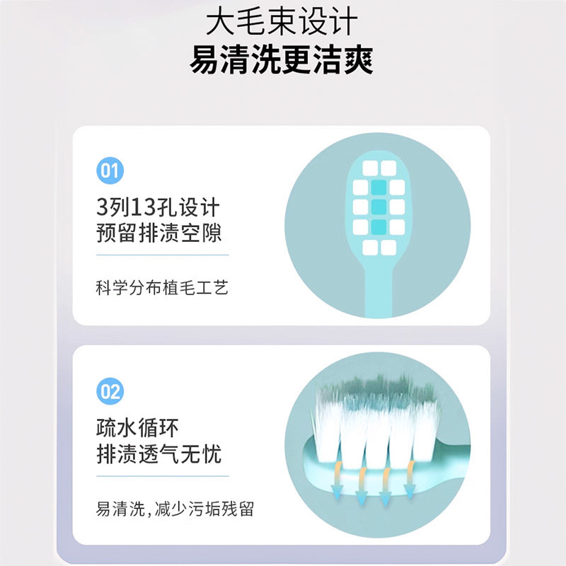 青蛙高密净护超软细毛牙刷小头大方孔深入牙缝快速清洁护龈绵密,淘宝优惠券,粉丝福利购,淘宝优惠卷