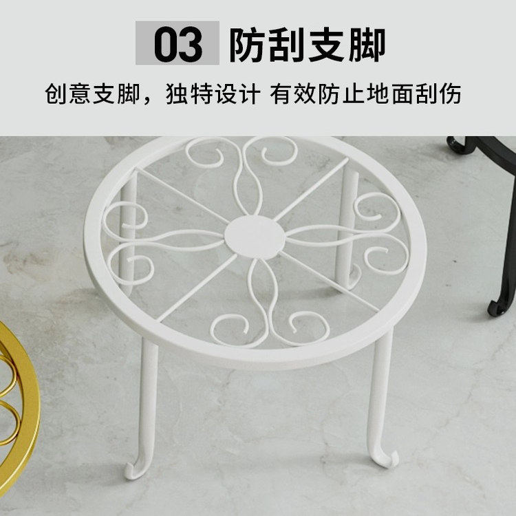 单层花架子客厅落地式阳台室内家用置物架铁艺摆花凳子增高架透气,淘宝优惠券,粉丝福利购,淘宝优惠卷