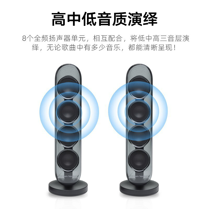 哈曼卡顿水晶4代Soundsticks4 黑色无线家用桌面多媒体音响 - 图2