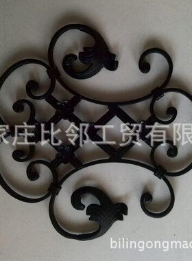 供应铁艺装饰组花，铁艺花盘，铁艺大门配件