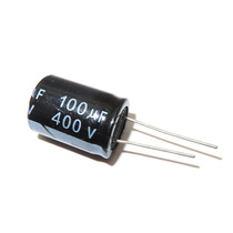 400V100UF switching power supply new straight inserts aluminium electrolytic capacitor 100uf 400v volume 18 * 25MM