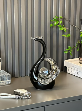CO高颜值水晶球情侣天鹅