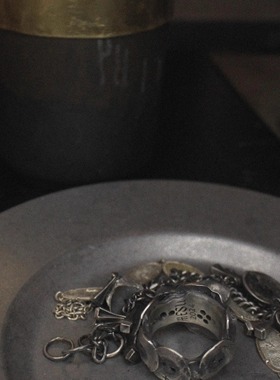 MOUNTMESU 工匠重工纽扣戒指-Silver Buttons Ring