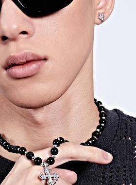 NothingButMiniNBM十字星金属吊坠贝母项链配饰女男士配饰高级感