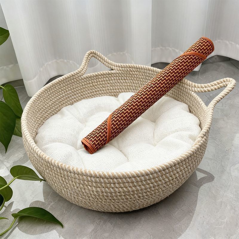 Cool rattan cat scratching board for cat nests for all seasons