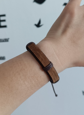 情侣款日韩做旧民族风手环可调节