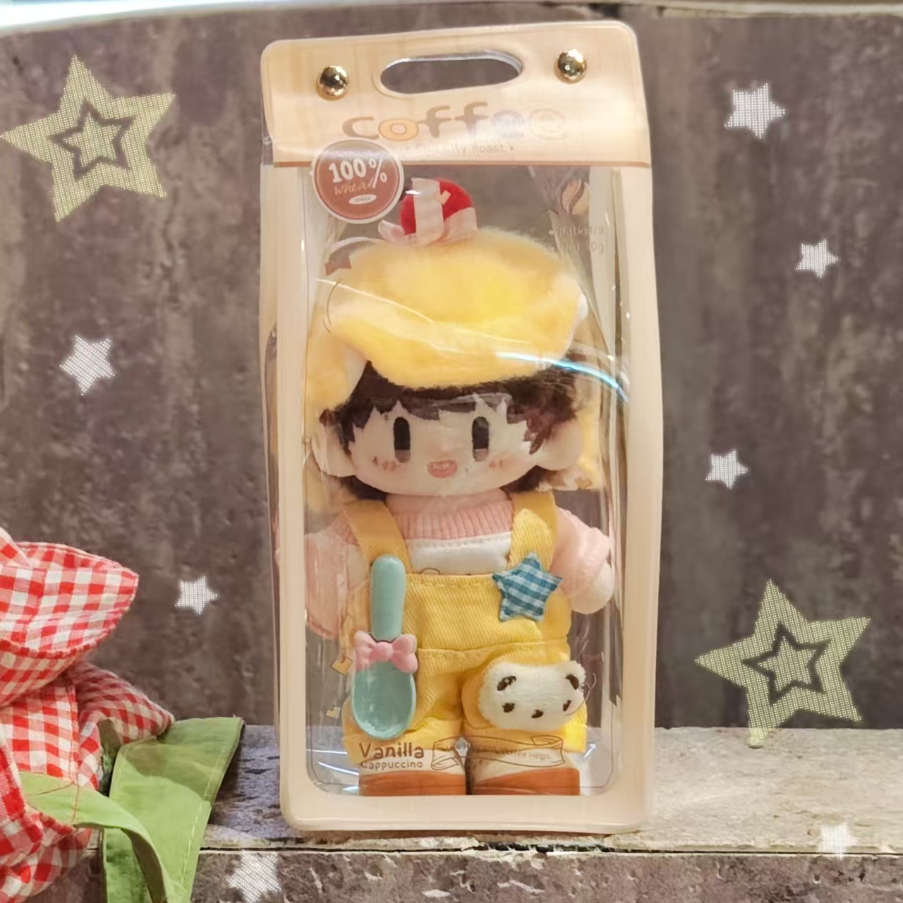 【现货】周可可娃衣周深棉花娃娃10cm娃衣捶捶体娃衣10cm衣服套装 - 图1