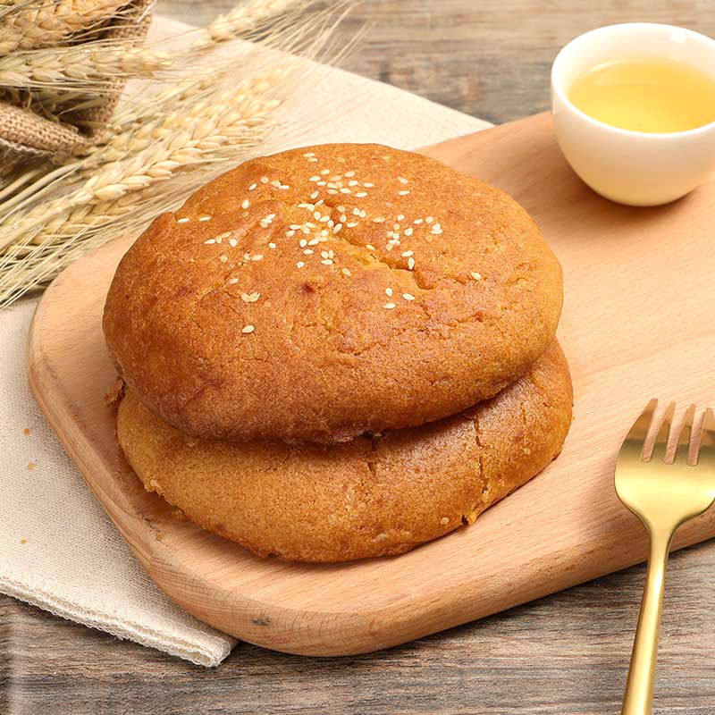 内蒙古土特产胡麻油软面饼中秋传统老式手工糕点心混糖饼丰镇月饼