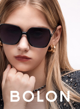 暴龙墨镜女2026年新品可选偏光防紫外线大框圆脸显瘦太阳镜BL5101