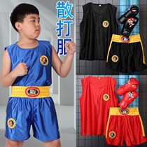 Scattered clothes battled and beat up Boxing Suit Fighting Training Wear Thai Boxing Shorts Costume Martial Arts children Mens women Mens womens boys