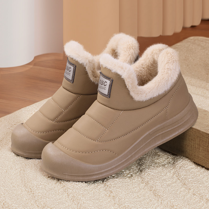 老北京棉鞋女冬季新款加绒保暖防寒时尚雪地靴防水防滑厚底妈妈鞋,淘宝优惠券,粉丝福利购,淘宝优惠卷