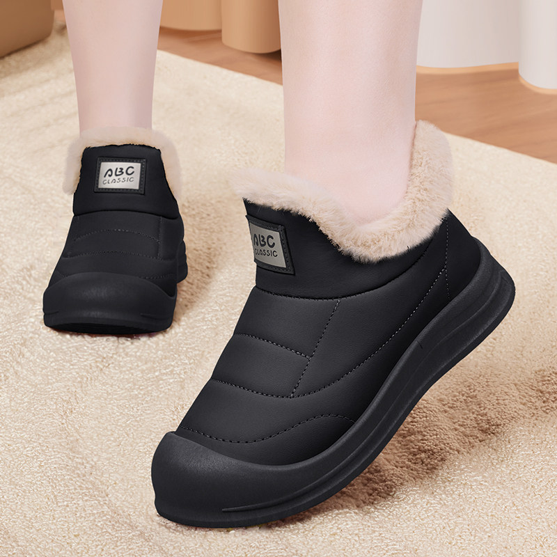 老北京棉鞋女冬季新款加绒保暖防寒时尚雪地靴防水防滑厚底妈妈鞋,淘宝优惠券,粉丝福利购,淘宝优惠卷
