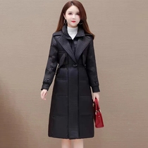 Classic fashion swarm with a long down jacket M-4XL in the jacket M-4XL