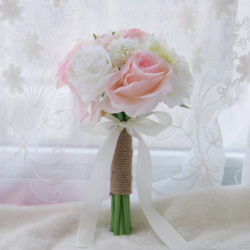 Wedding supplies bridesmaids small bouquet hand bouquet D532 - 图1