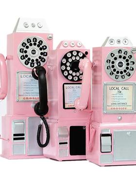 复古录音收音机电话机模型摆件摄影道具摆件家居店铺橱窗软装饰品