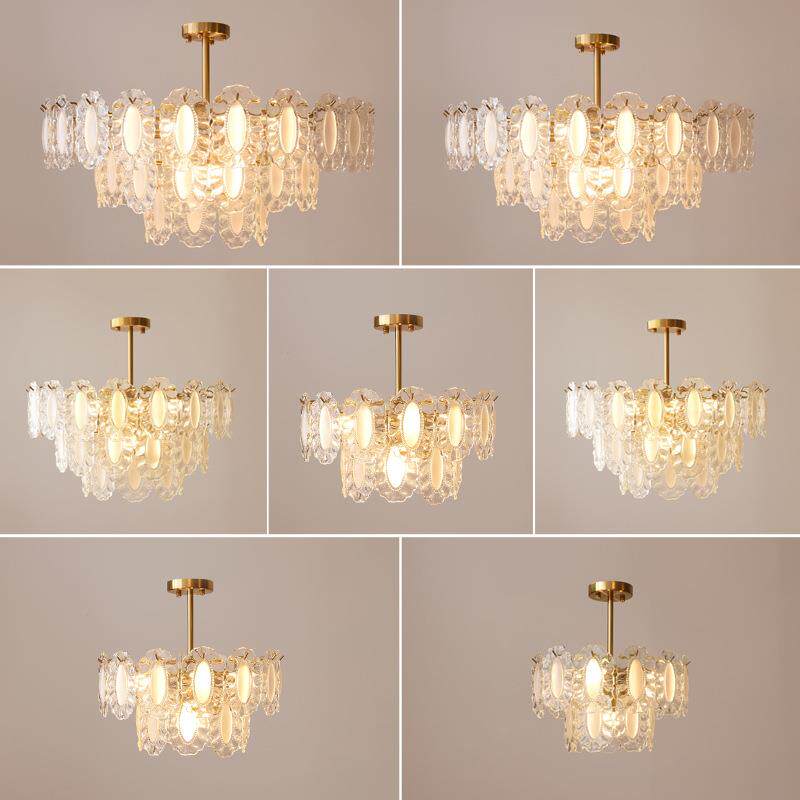 法式轻奢现代简约大气2023新款创意水晶吊灯客厅灯主卧灯餐厅灯具 - 图1