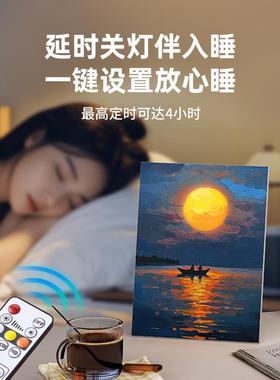 现代简约入户门口玄关摆件创意家居客厅电视柜装饰品夜灯治愈摆件