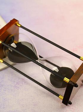 厂家直销沙漏计时器摆件 复古经典透明玻璃30/45/60分钟沙漏