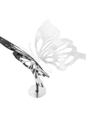 户外大型镜面不锈钢蝴蝶园林酒店草坪售楼处抽象创意雕塑摆件定制