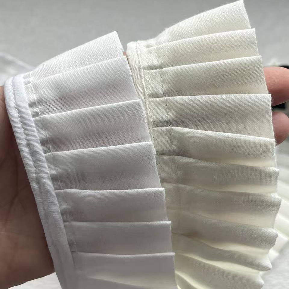 棉双层立体百褶袖口领口下摆毛衣裙子开衫装饰花边辅料手工无弹女,淘宝优惠券,粉丝福利购,淘宝优惠卷