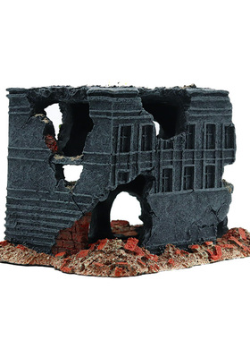 鱼缸造景装饰小动物躲避屋