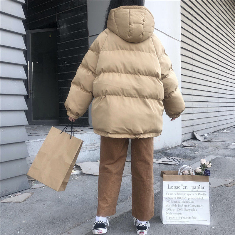 棉袄女冬季棉衣加厚学生短款羽绒棉服外套