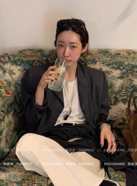 韩国车静媛同款流苏项链女款