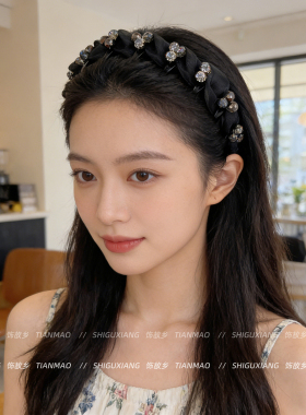 高级感水晶发箍女款2026新款
